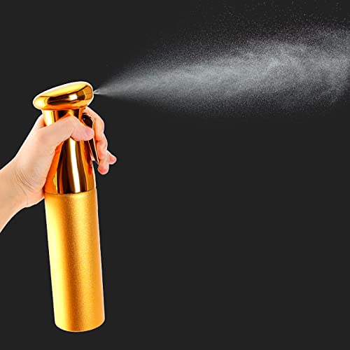 ZIBARBER close-up of nozzle producing fine mist for even hairstyling control