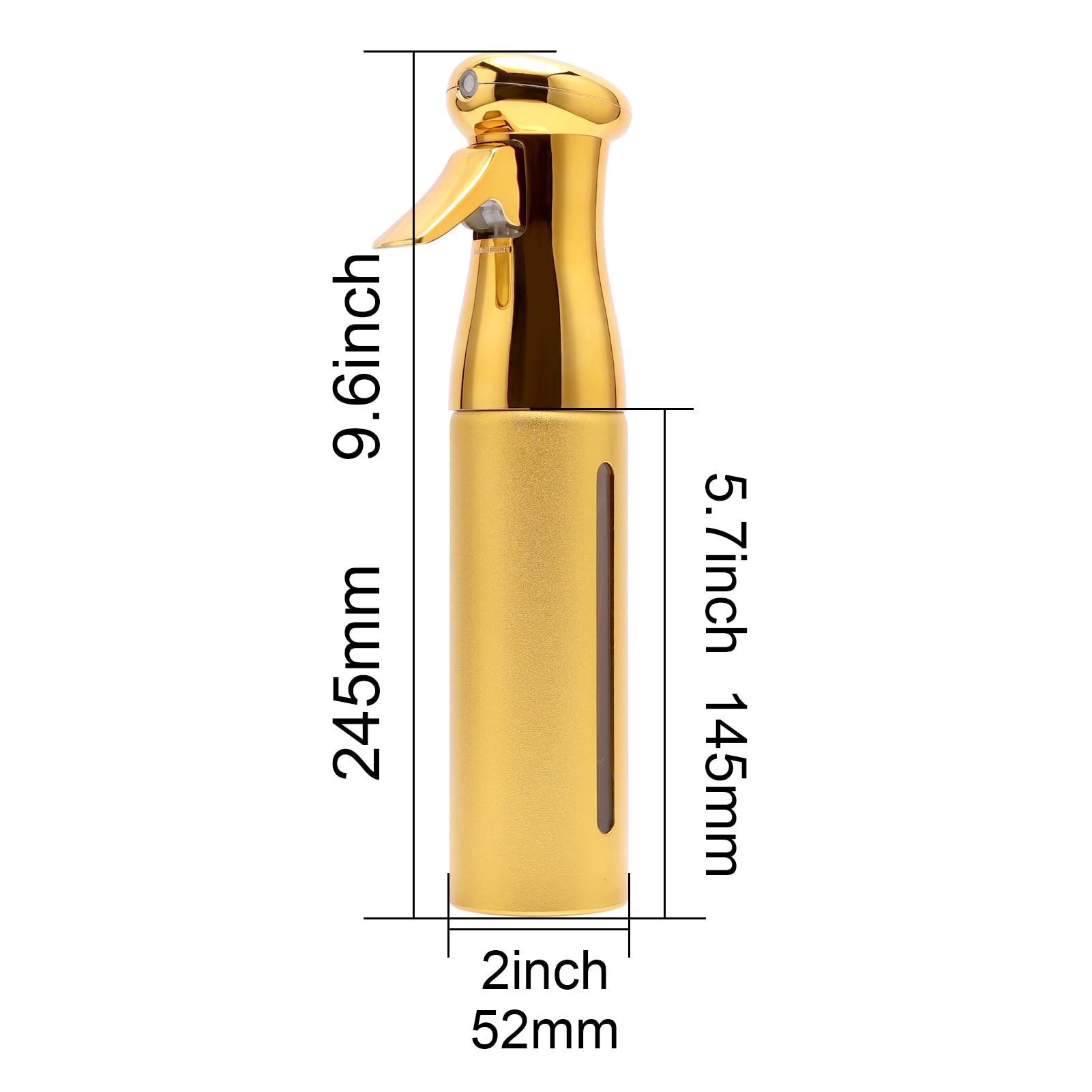 ZIBARBER used by stylist misting hair for precise cutting and styling