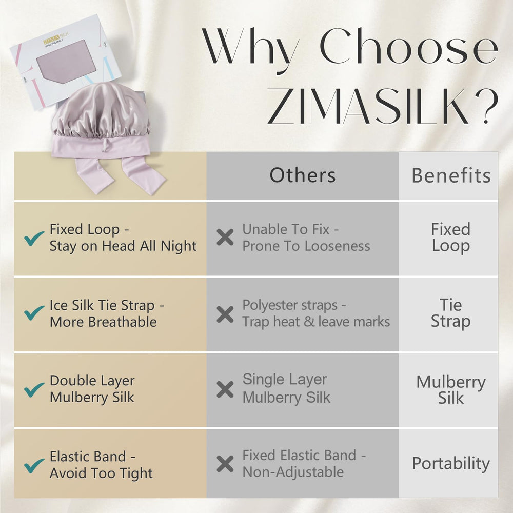 ZIMASILK inside double-layer view showing reinforced comfort and durability