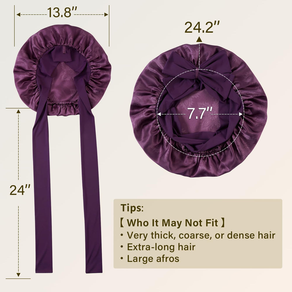 ZIMASILK bonnet held in hand to show generous interior volume and scale