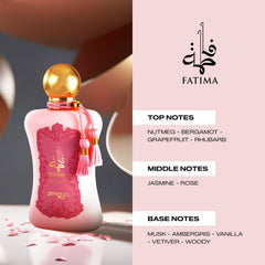 zimaya Fatima Pink perfume being sprayed on wrist showing quick application benefit
