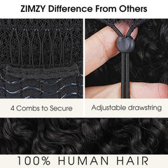 zimzy close-up of spiral curl texture highlighting natural bounce and shine