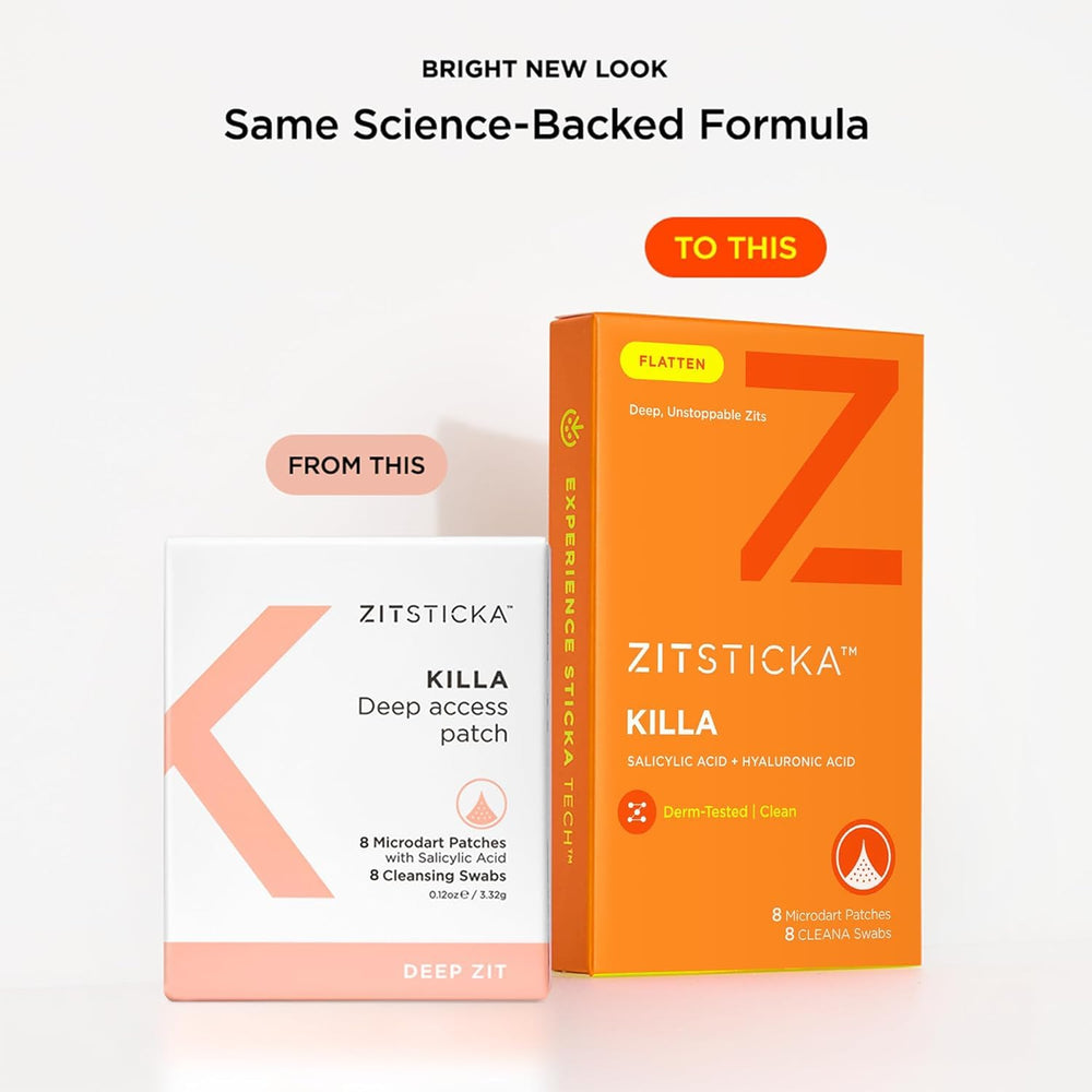 ZitSticka ingredient label highlighting salicylic acid and niacinamide