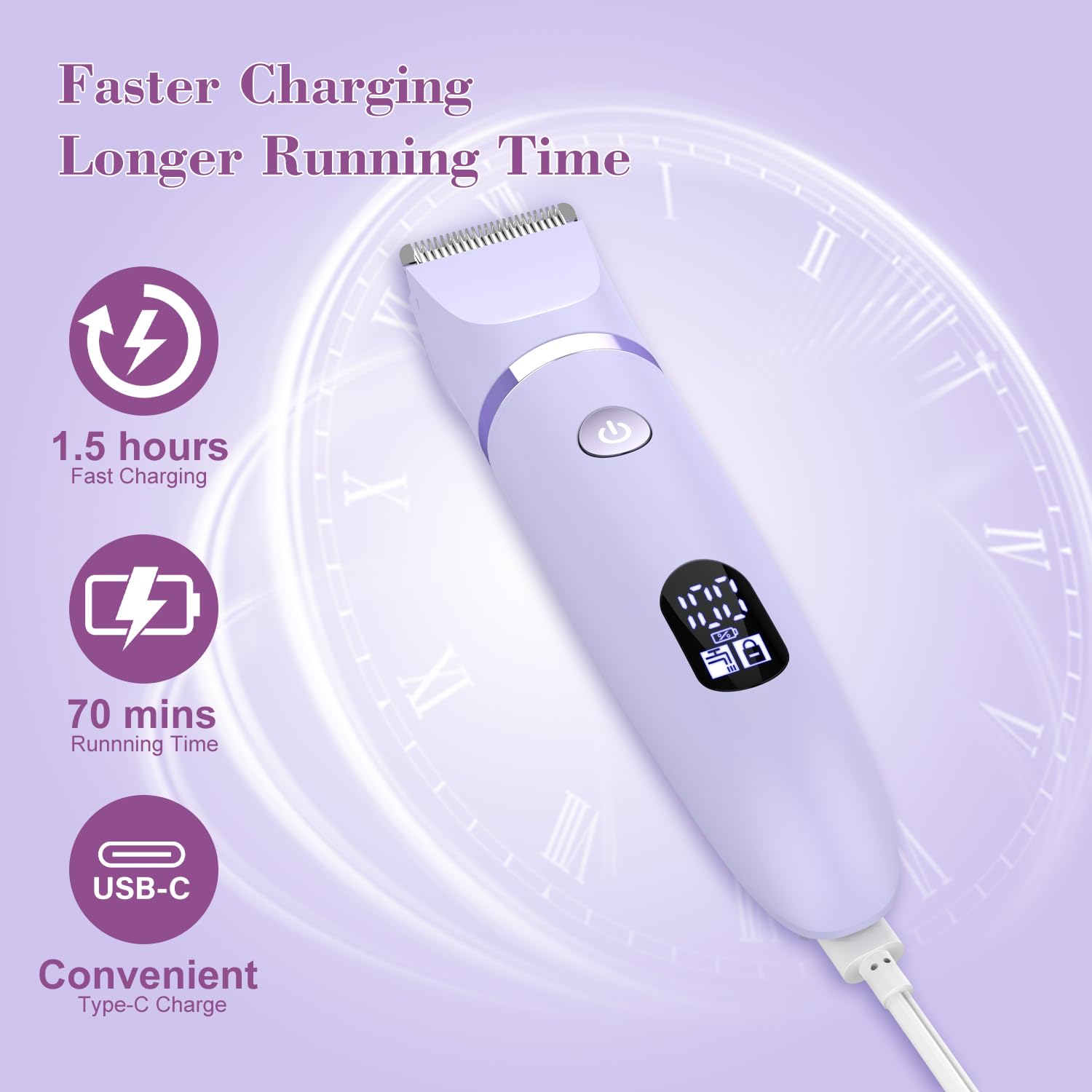 Zivelier detail trimmer shaping bikini line with precise clean results