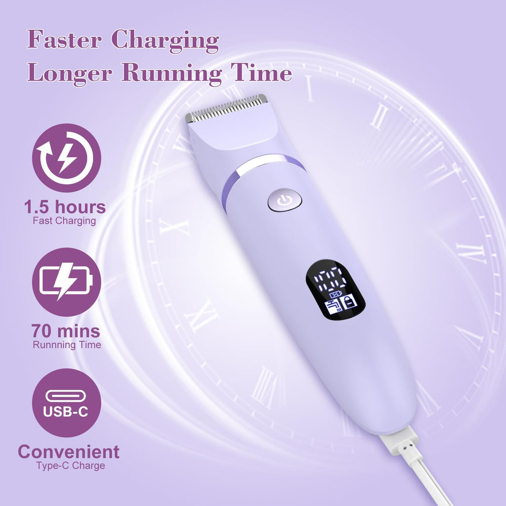 Zivelier detail trimmer shaping bikini line with precise clean results