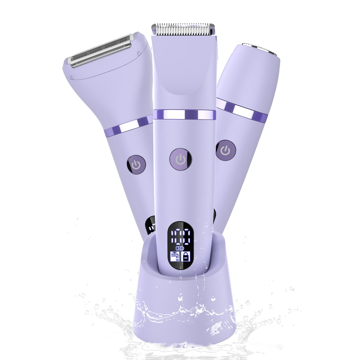Zivelier trimmer in travel case lifestyle shot ready for on-the-go grooming