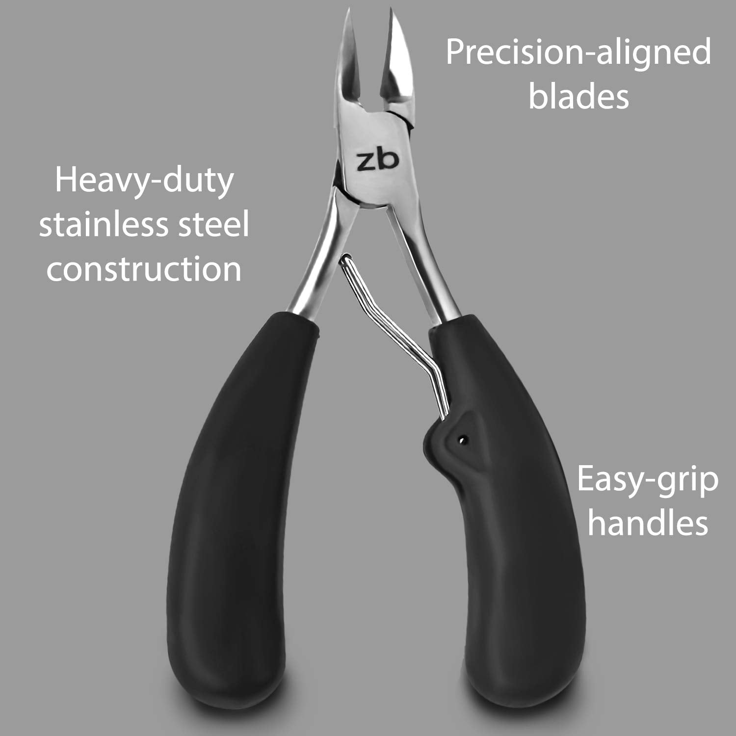 Zizzili Basics close-up of stainless-steel blades for precise, clean cuts
