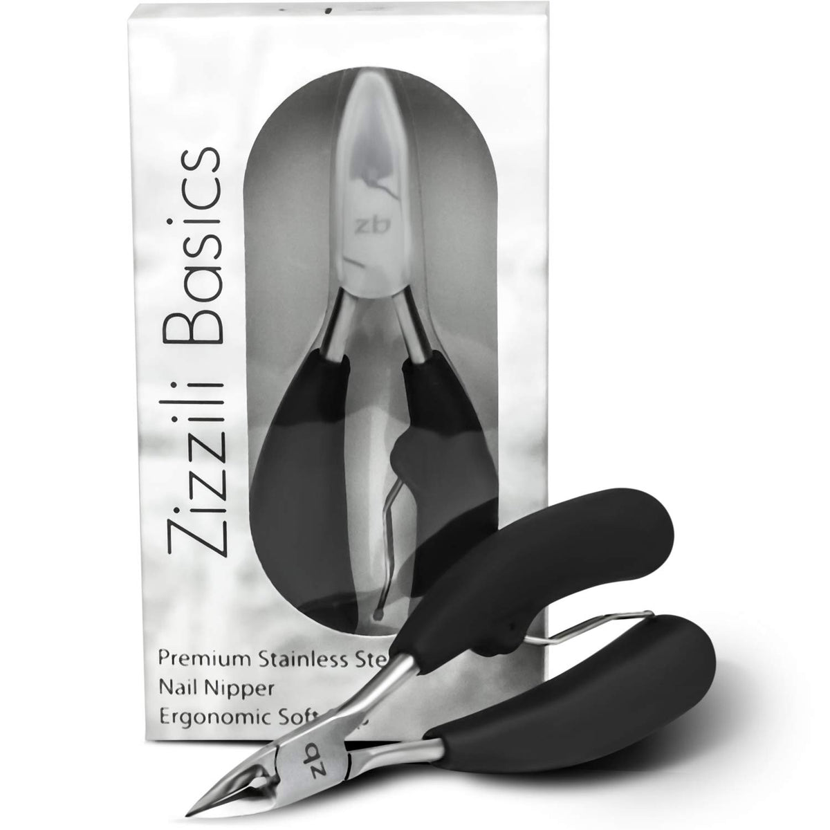 Zizzili Basics front view showing heavy-duty nippers for reliable trimming