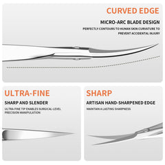 ZIZZON tip cover placed beside scissors protecting sharp point for safe storage