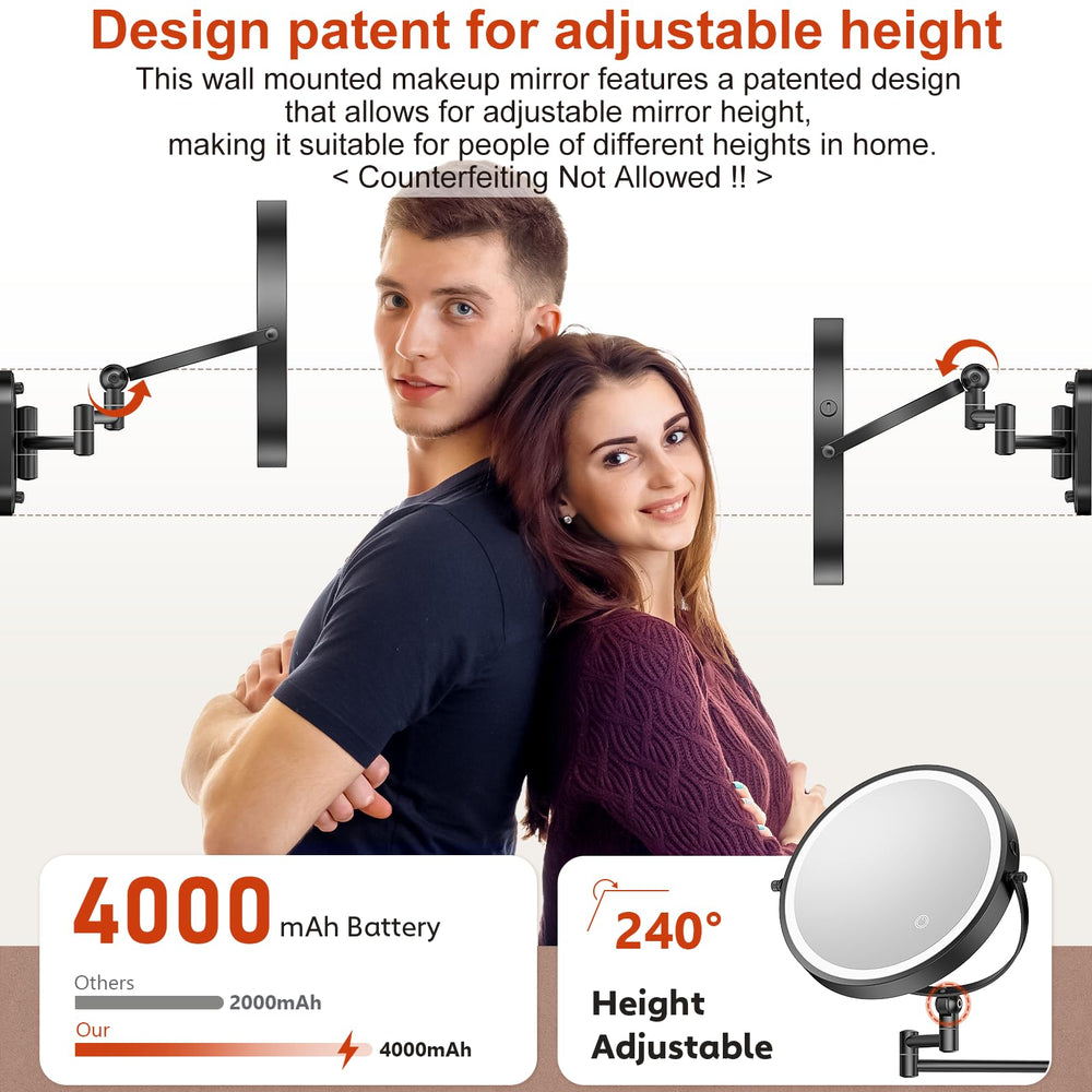 ZLOKLA close-up of LED ring and touch controls illustrating easy dimming and color selection