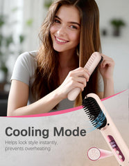 ZM ZHEMEI bristle close-up showing smooth-glide surface for reduced frizz