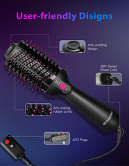 ZM ZHEMEI close-up of oval brush head for root lift and smooth finish