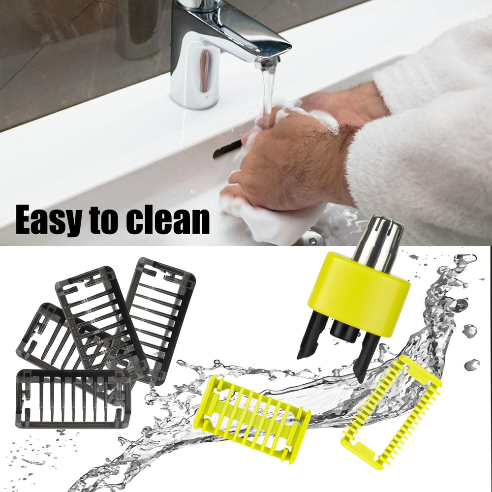 ZMCLDK combs being rinsed under tap highlighting easy washable cleanup