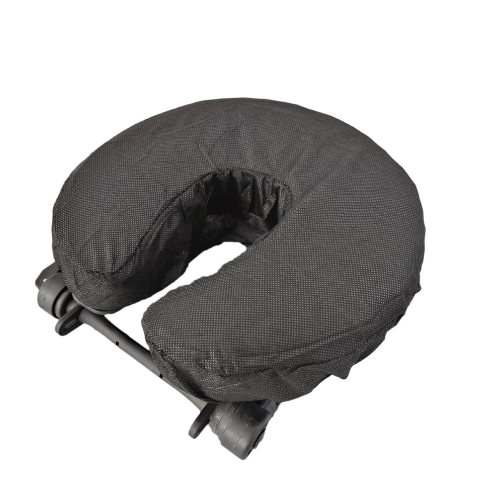 ZMDREAM front pack showing 75 black headrest covers and professional storage benefit
