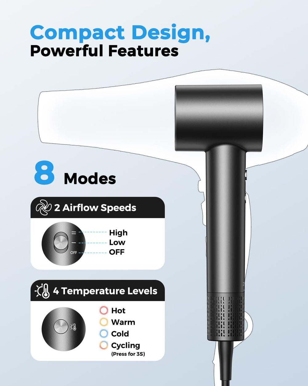 ZMZW dryer motor vent close-up showing precision build and airflow path benefit: powerful drying