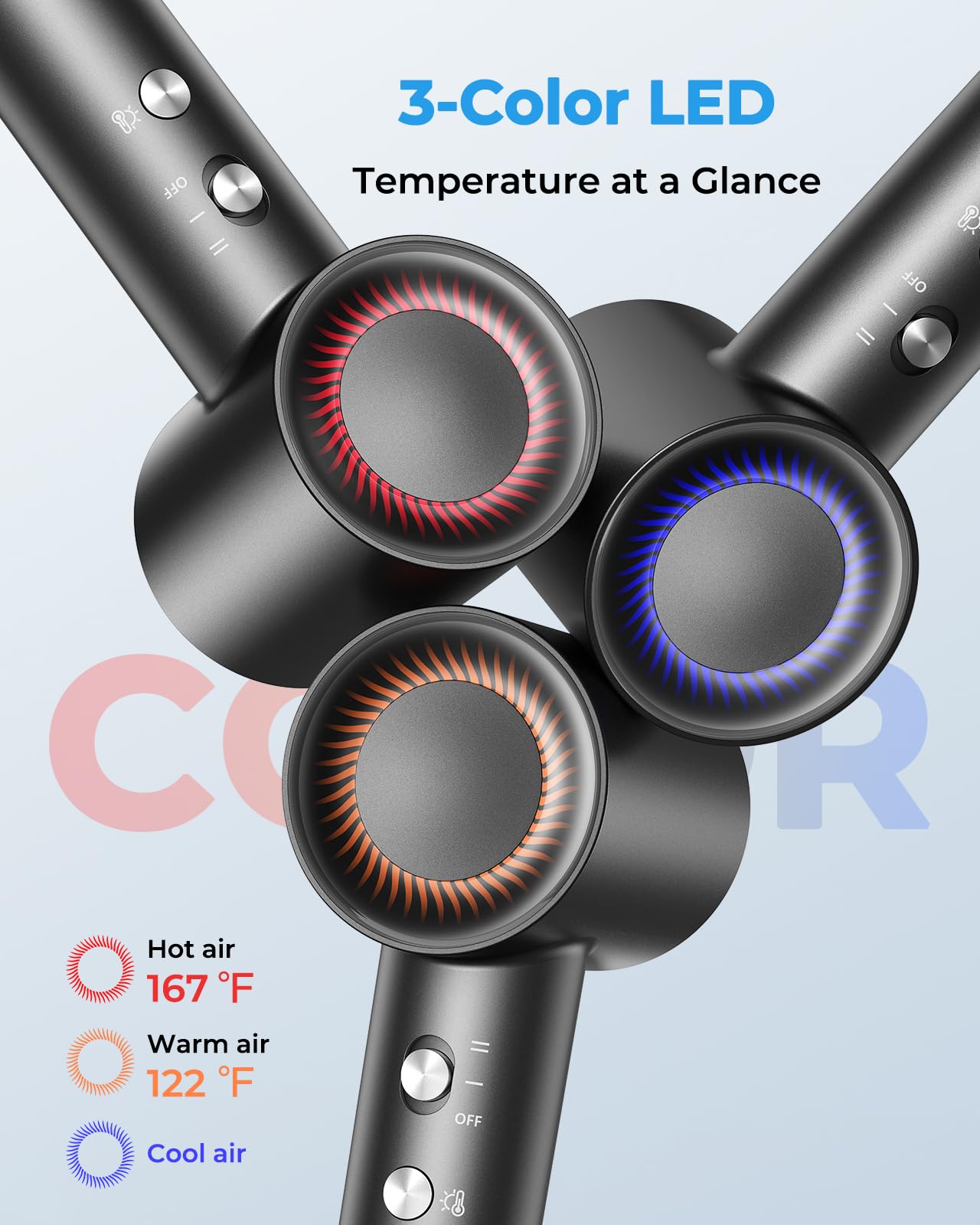 ZMZW dryer held in hand to show scale and lightweight feel benefit: reduced arm fatigue