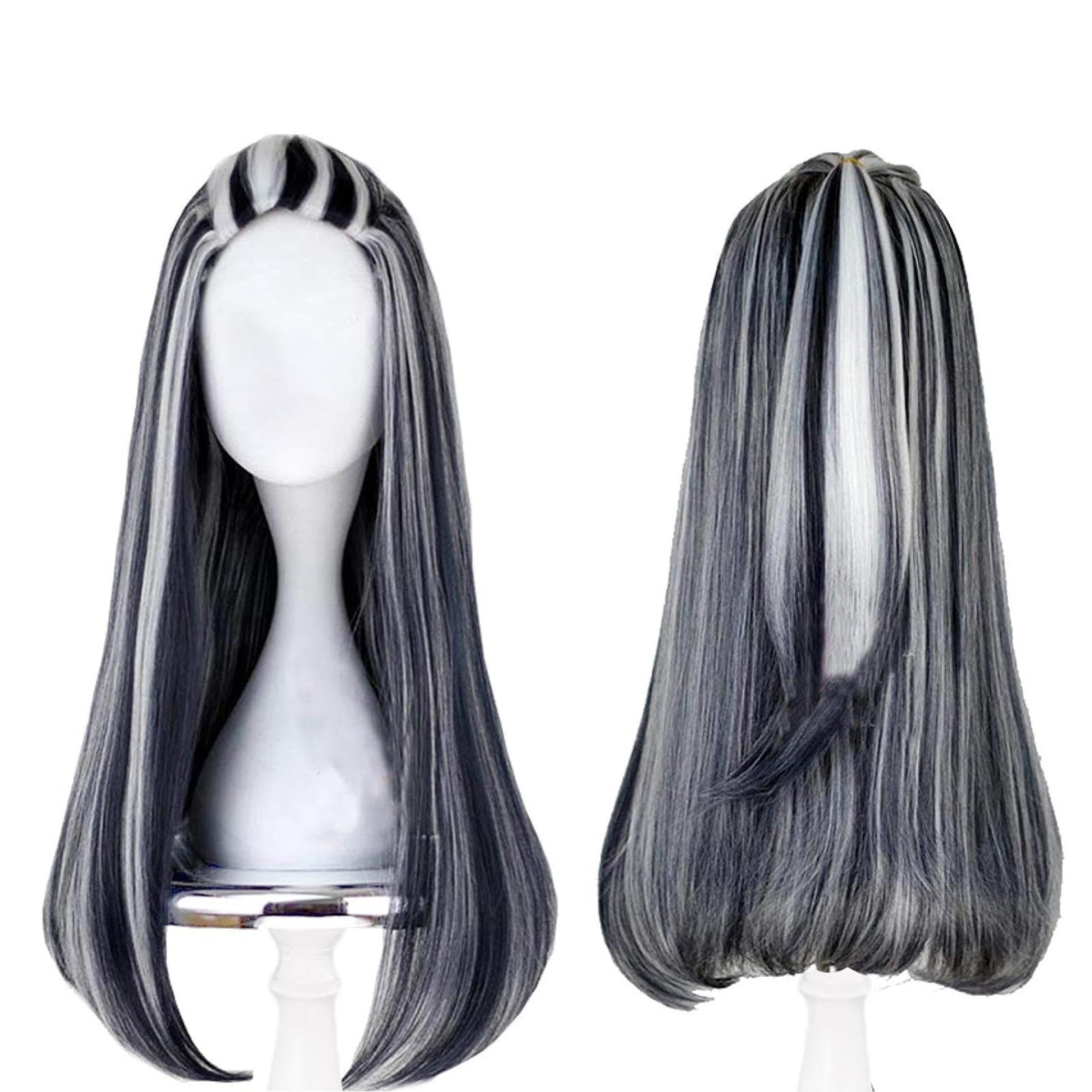 ZNTU Frankie front view showing bold black and white split-color and real cosplay accuracy