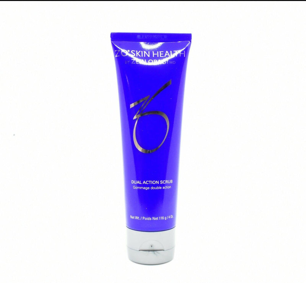 ZO SKIN HEALTH tube held in hand showing scale and travel-friendly convenience
