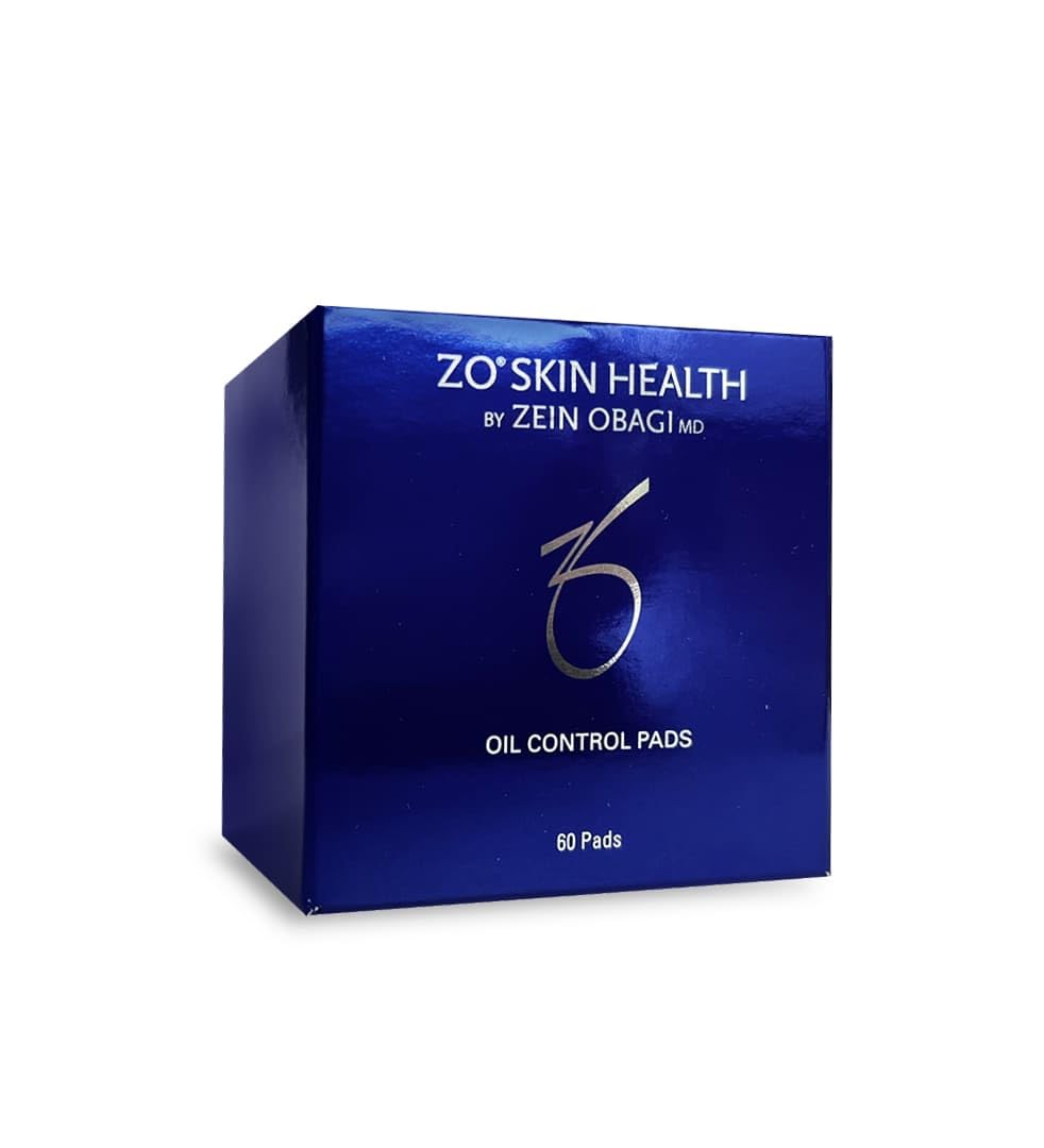 ZO SKIN HEALTH front packaging showing 60 oil control pads and benefits