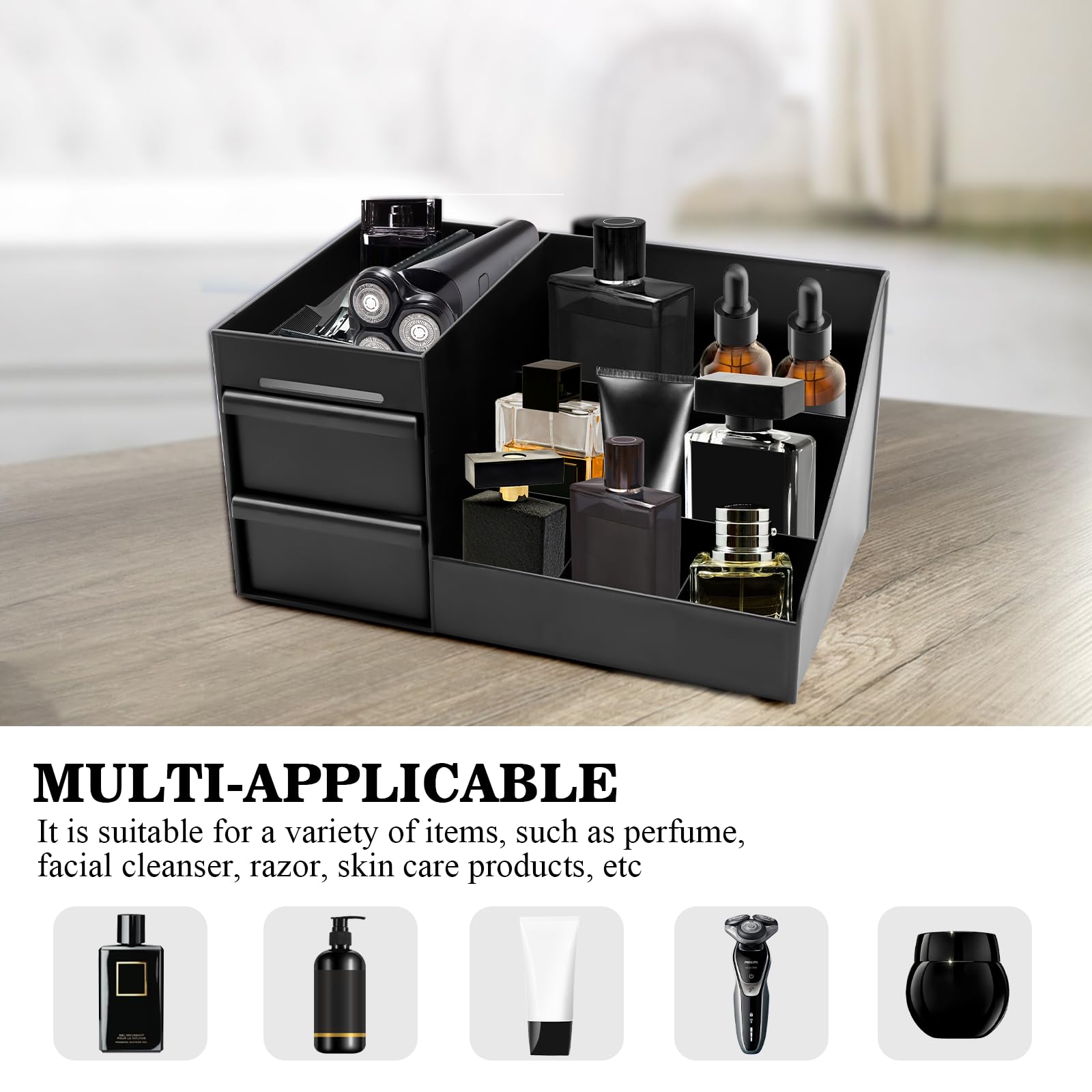 ZOCONE open drawer revealing small-item storage and protection