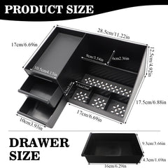 ZOCONE top compartments holding cologne bottles for easy access