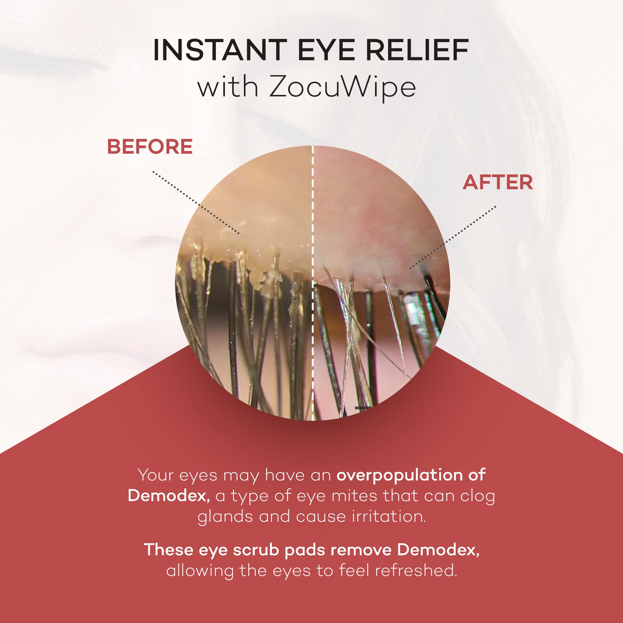 Zocular okra ingredient visual representing Zokrex botanical complex that helps gentle cleansing
