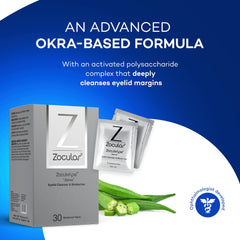 Zocular Zocuwipe in-hand demonstration for easy one-step eyelid cleaning