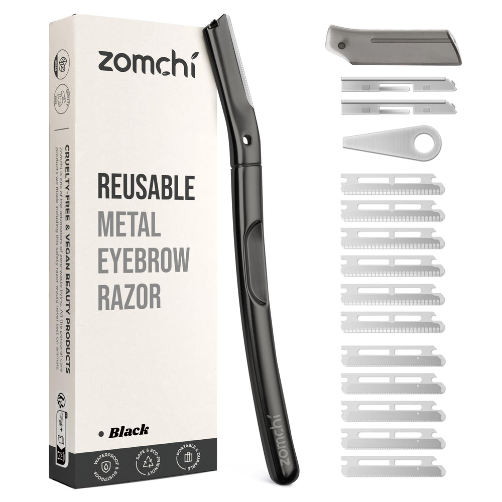 ZOMCHI matte black handle front view showing ergonomic grip and control