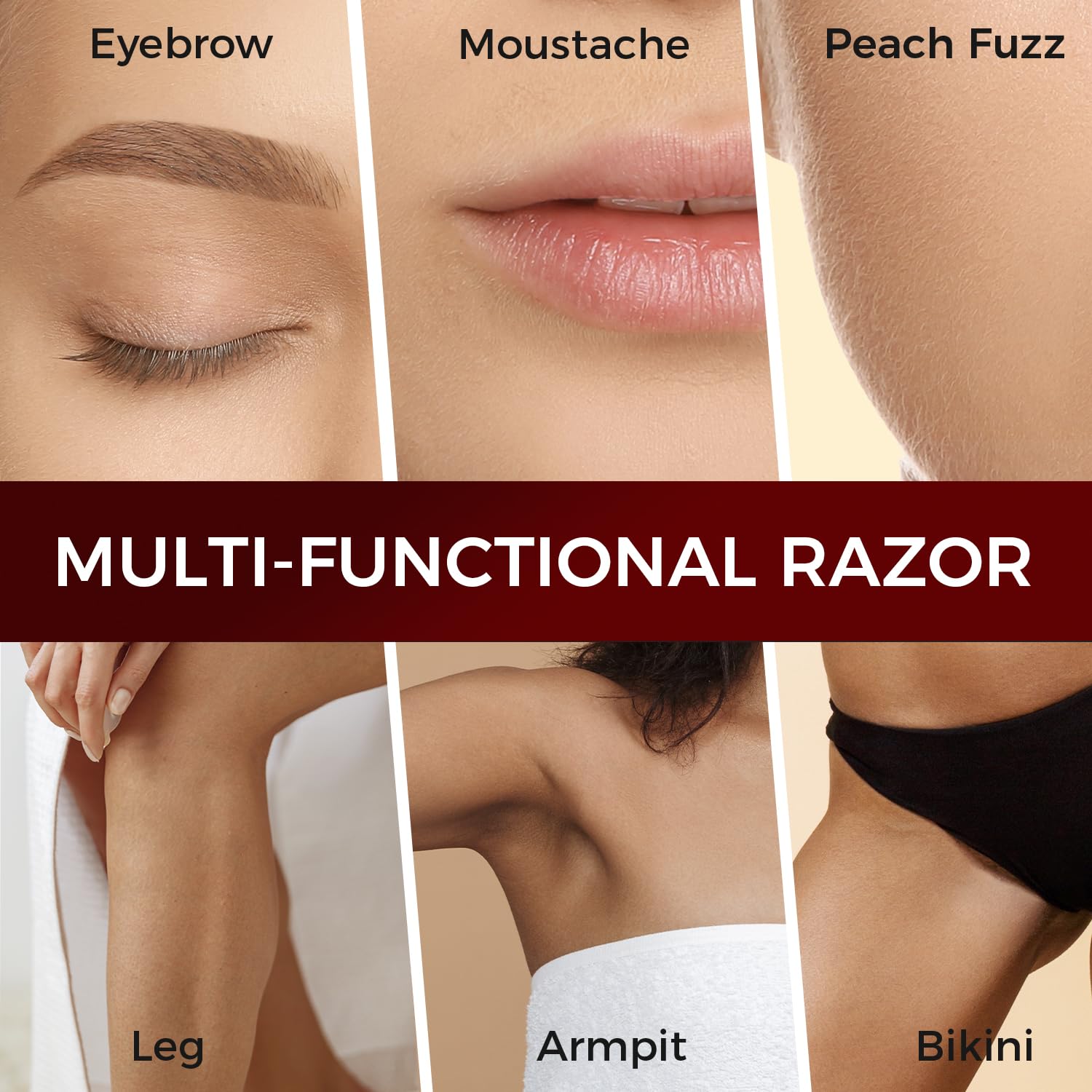 ZOMCHI razor on vanity lifestyle scene suggesting daily grooming routine
