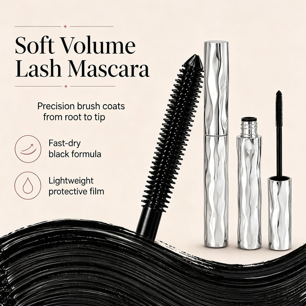 Zonoroy Mascara travel size in hand highlighting compact convenience