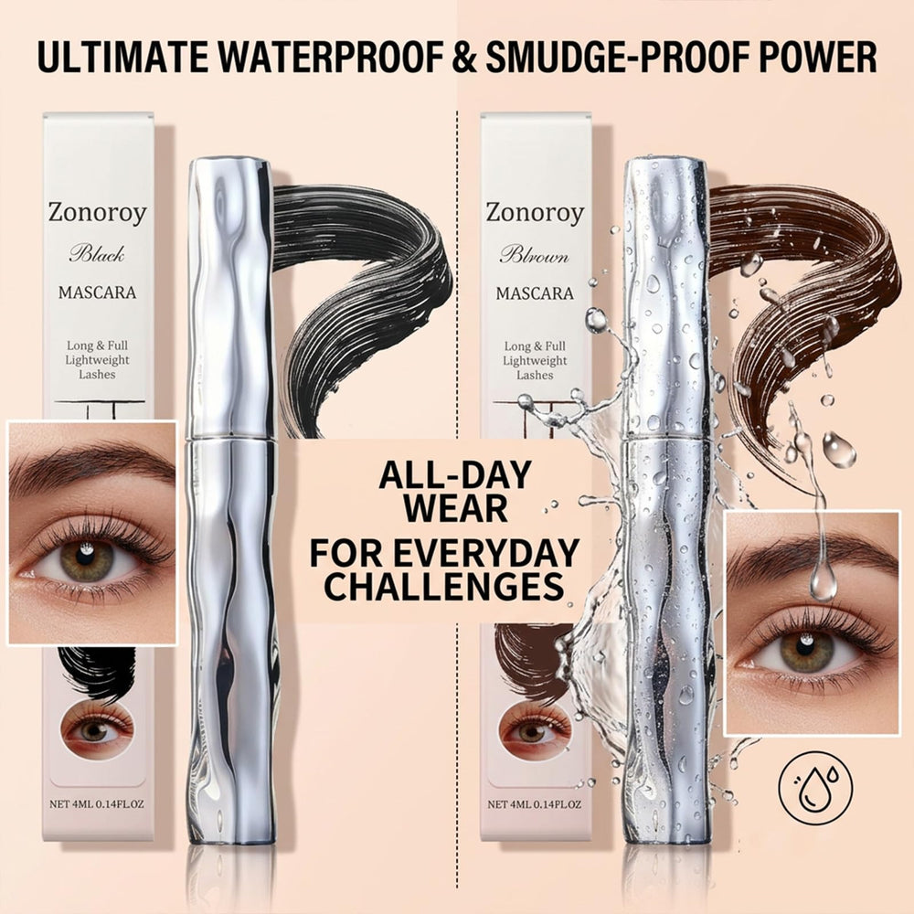 Zonoroy waterproof test splash illustrating smudge resistance and durability