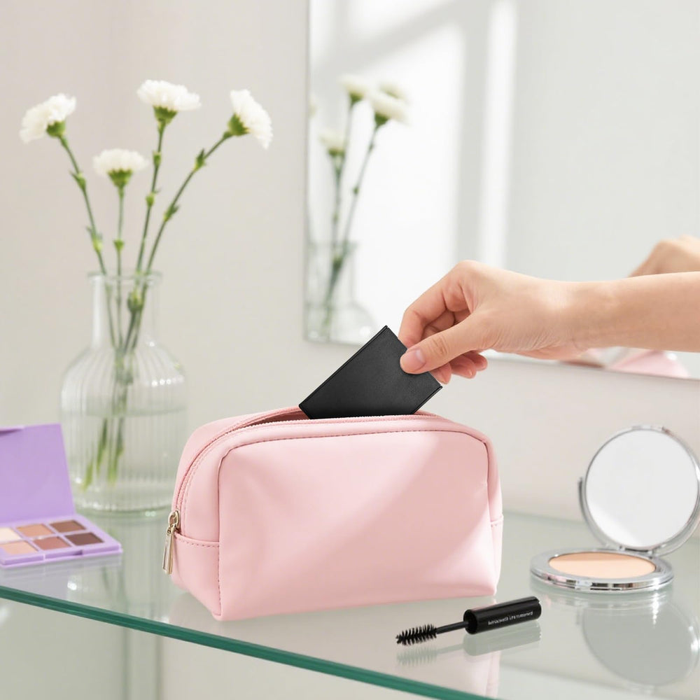 ZOOFOX mirrors displayed on a salon counter for retail or promotion use