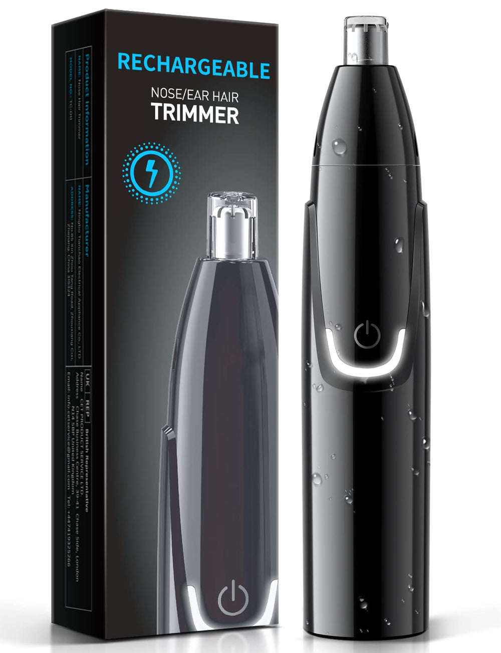 ZORAMI front view showing compact trimmer and ergonomic grip for precise control