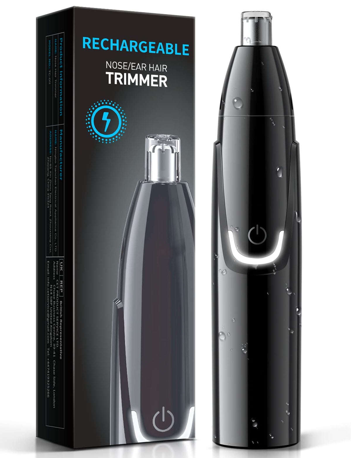 ZORAMI front view showing compact trimmer and ergonomic grip for precise control
