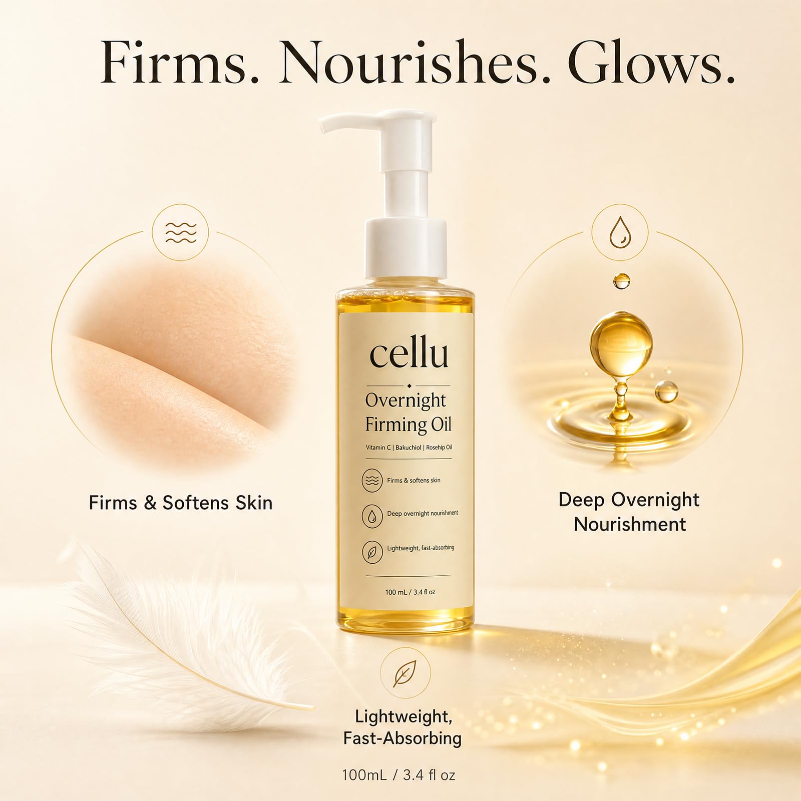 Zorveth Cellu rubbed into legs and arms to soften dry, mature-looking skin
