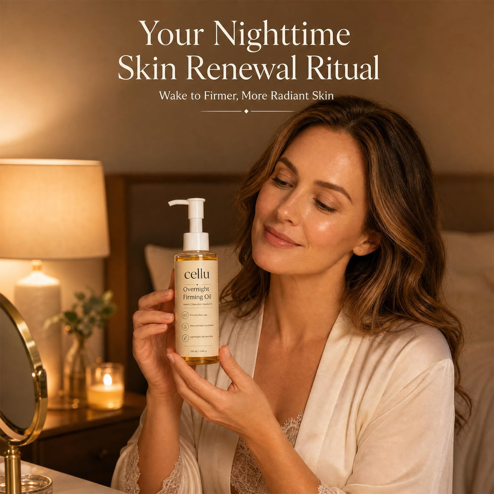 Zorveth Cellu on a nightstand in lifestyle scene supporting bedtime routine