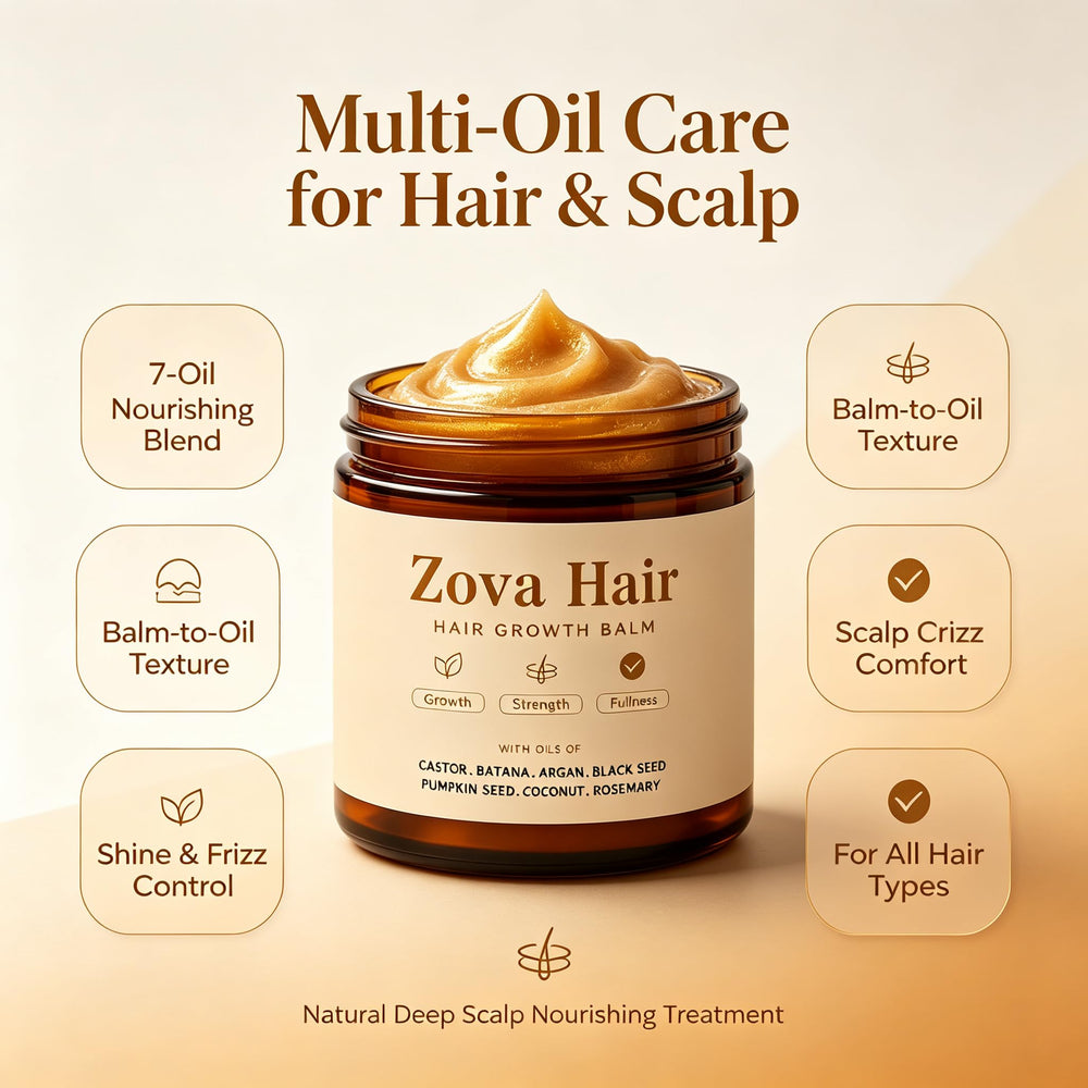 Zova Hair on fingertips ready to apply showing precise, mess-free usage benefit