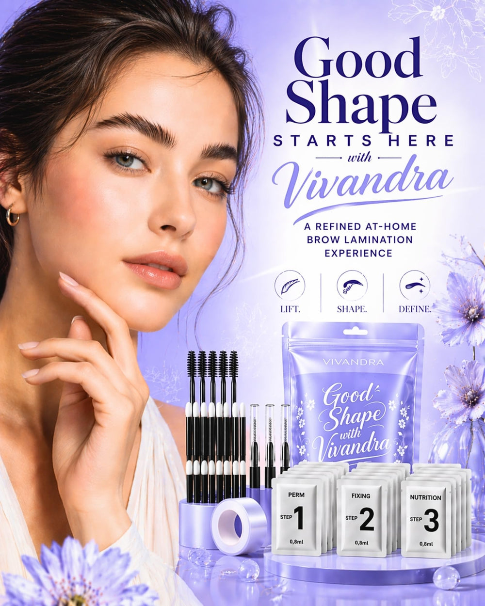 Zovica solution texture close-up emphasizing smooth, easy-to-spread formulation