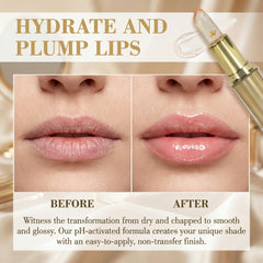 ZOYYE applied on mature lips showing natural personalized pink tint and comfortable wear