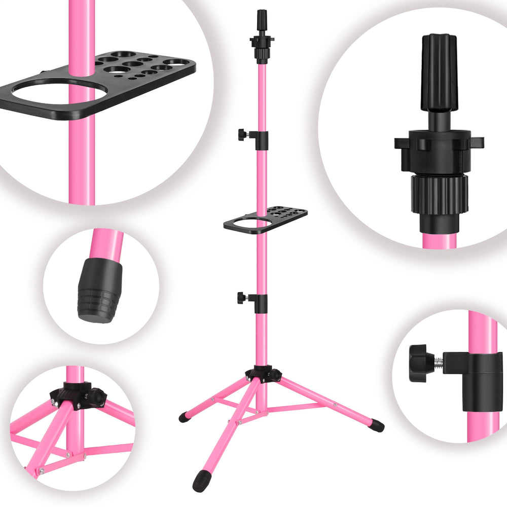 ZQIAN BEAUTY locking collar on post, secures adjustable height reliably