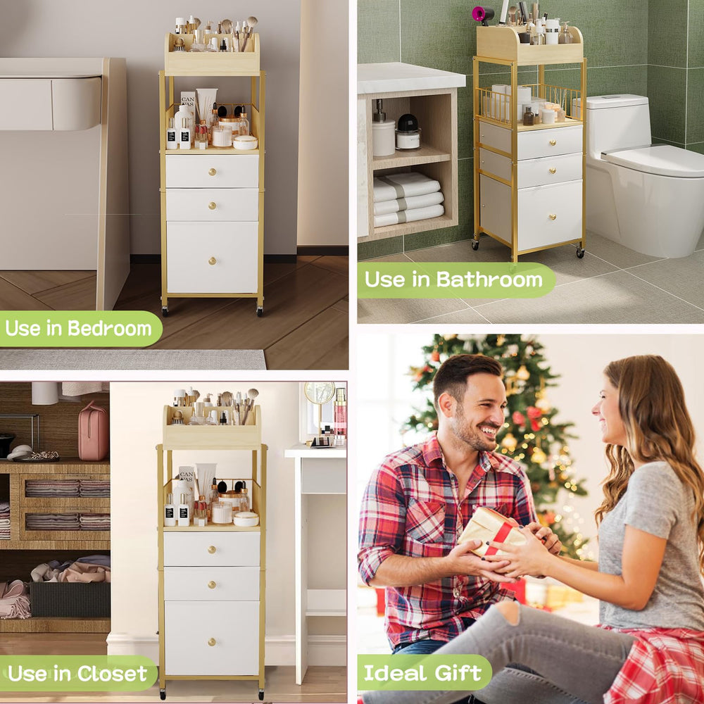 ZQUYAJ in a bathroom lifestyle scene creating a clutter-free routine