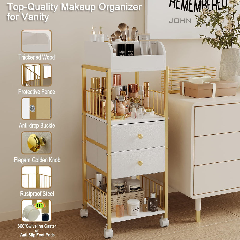 ZQUYAJ beside dresser demonstrating compact size and space saving