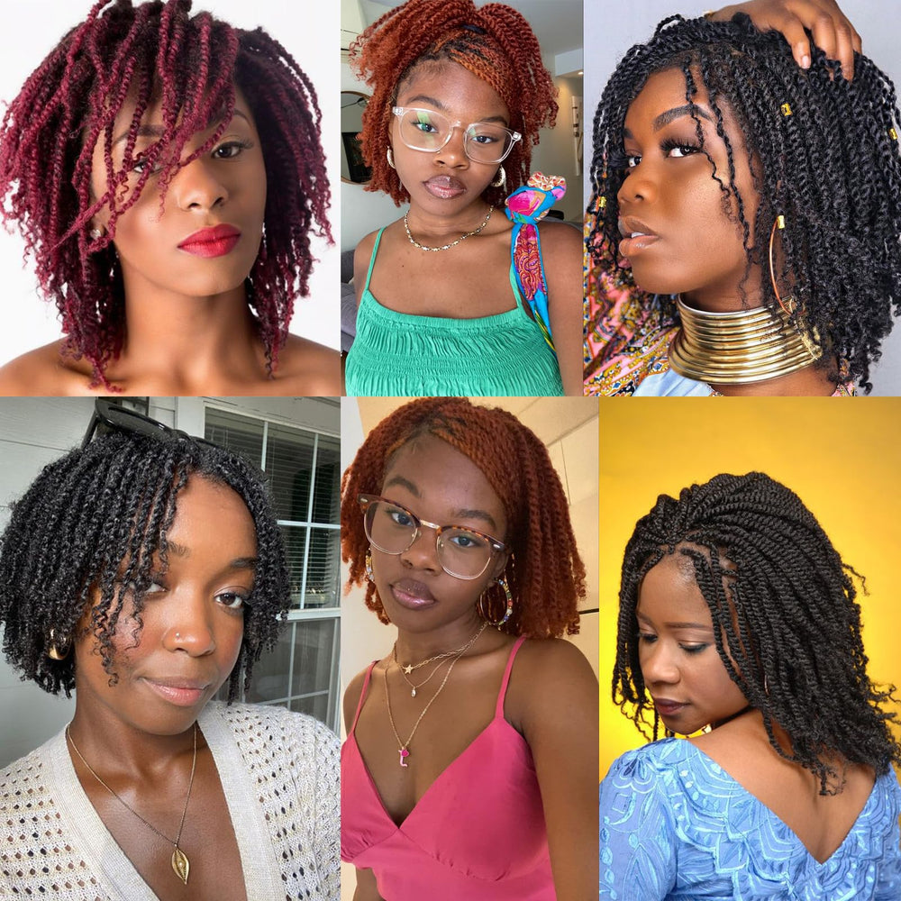 ZRQ lifestyle shot of woman wearing mini passion twists for versatile style