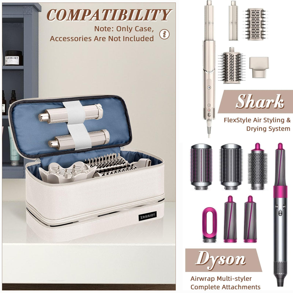 ZRRAJOY elastic straps and dividers holding attachments securely to prevent tangling