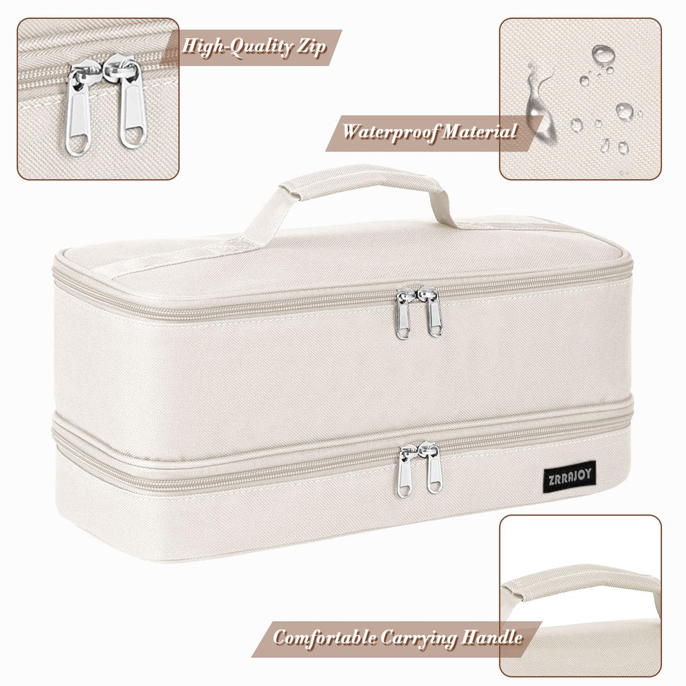 ZRRAJOY packed with a styler and barrels to show size compatibility and space efficiency