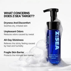 Z:SEA foam texture on hand demonstrating creamy spreadability benefit