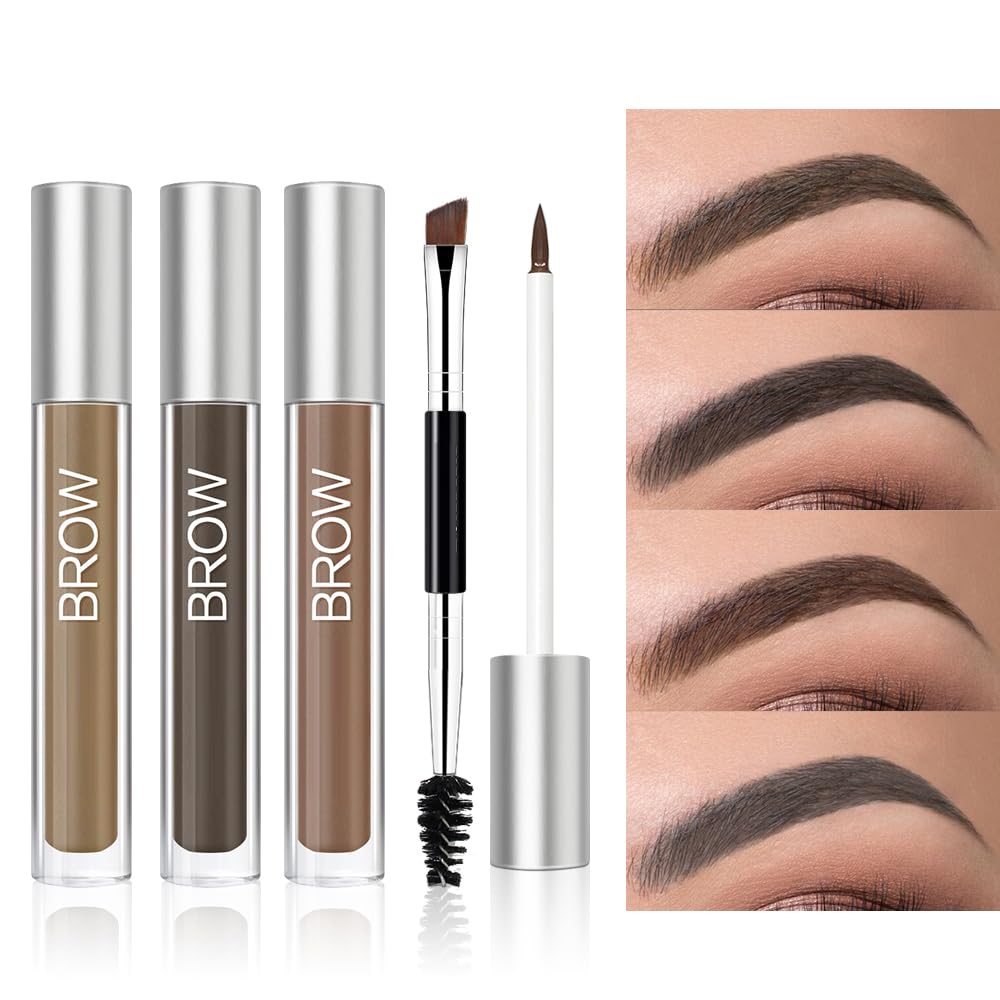 zssemei before and after comparison illustrating fuller brows and visible improvement benefit