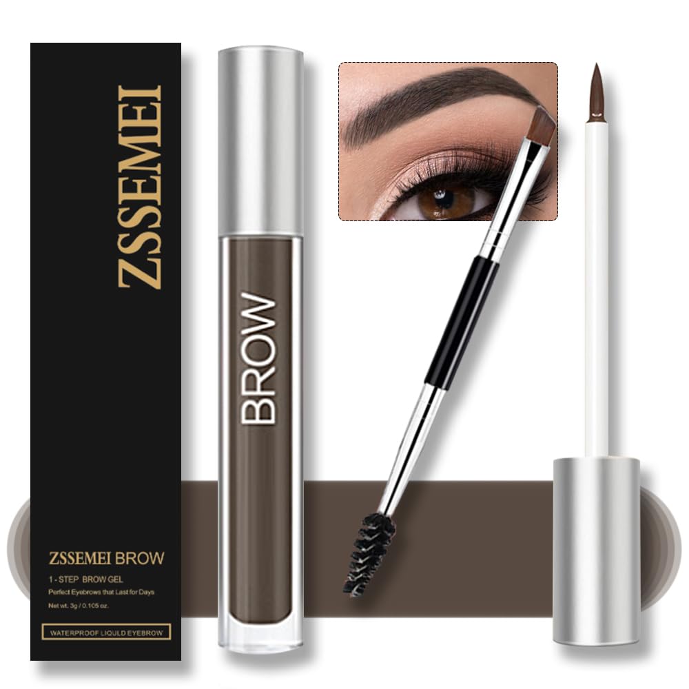zssemei front packaging showing Black Brown shade and compact kit benefit: clear identification