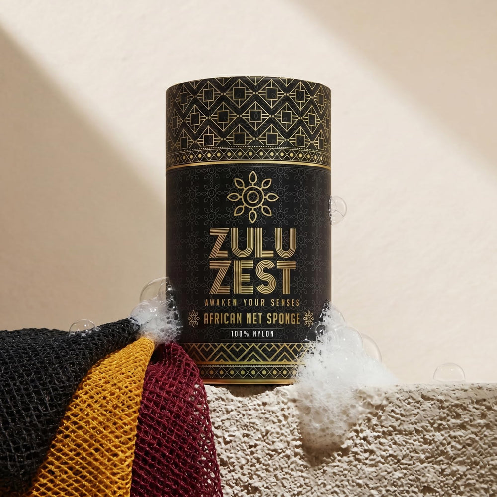 Zulu Zest packed in travel pouch for convenient bathroom routines