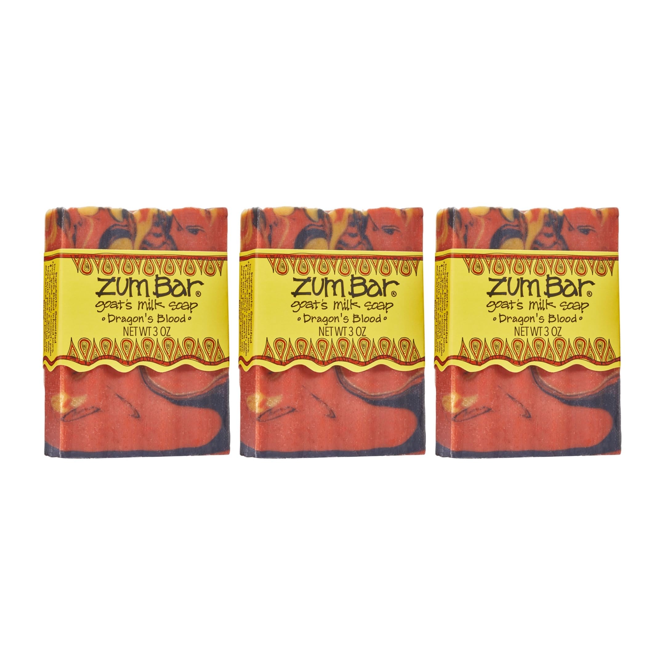 Zum front packaging showing product trio and natural branding benefits moisturizing